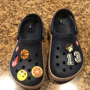 Navy Crocs Youth Size 2